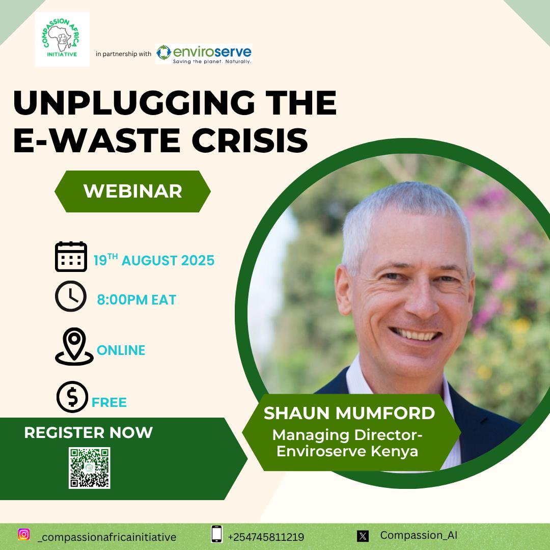 Unplugging E-waste Crisis Webinar - Electronic Waste Management Kenya